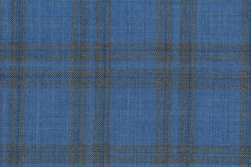 Light blue with tan windowpane – Macomber