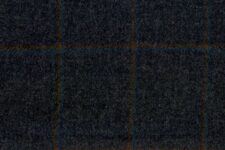 Dark grey with blue orange windowpane