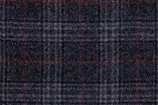 Grey checks with red windowpane