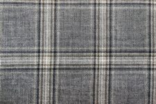 Light grey with caramel check