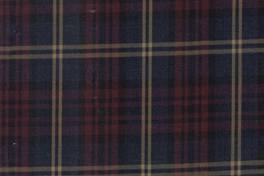 Blue red gold bold checks