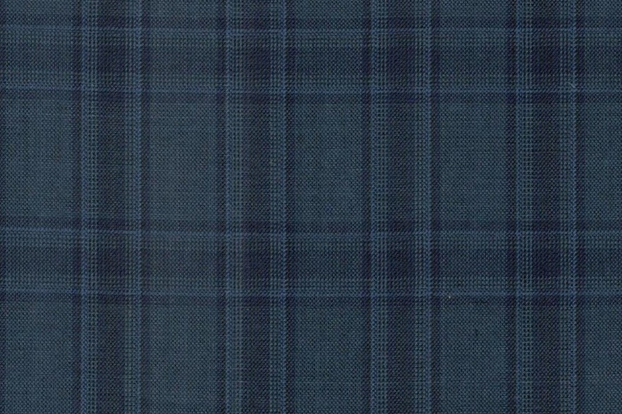 Medium blue with blue windowpane