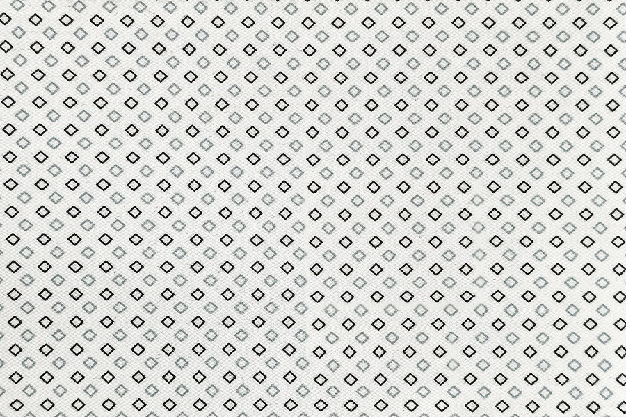 Black and grey diamonds on white
