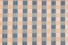Orange and blue striped squares