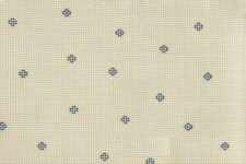 Navy print on beige