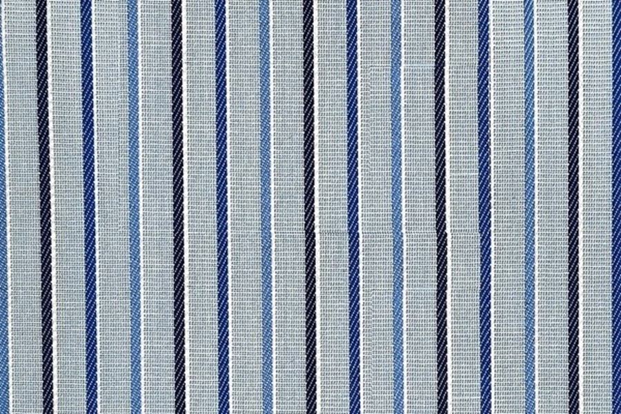 Roped triple stripes on light blue