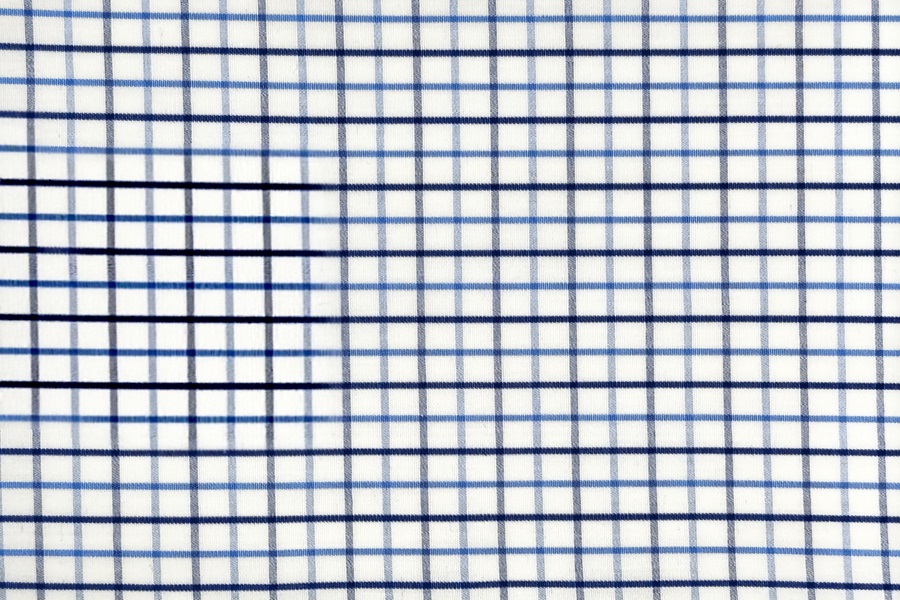 Navy and blue checks