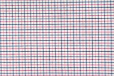 Pink and blue small checks