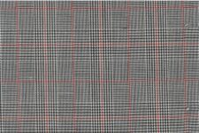 Light Grey Check with red windowpane
