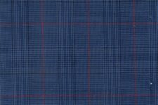Cobalt Check with large red windowpane
