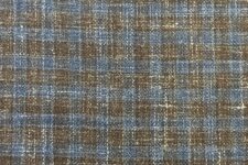 Brown and blue checks