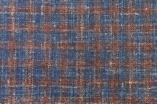 Blue and red checks