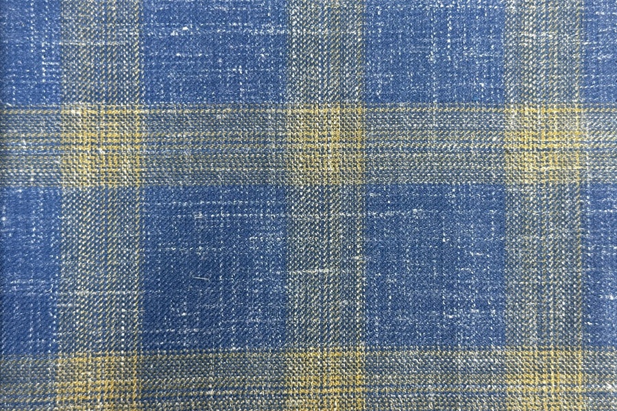 Blue with gold