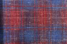 Red with blue in windowpanes