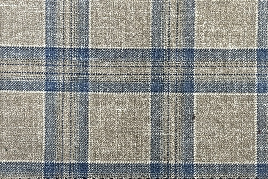 Brown with blue