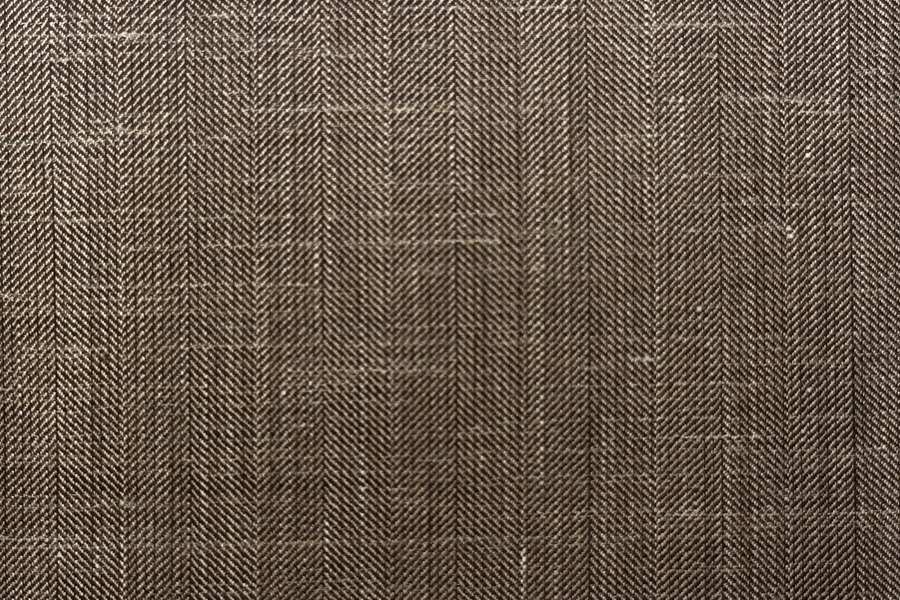 Brown herringbone