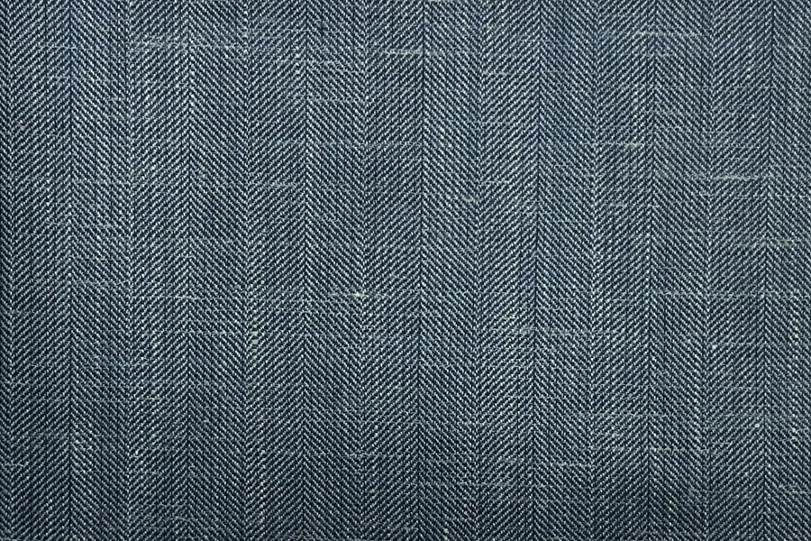Blue herringbone